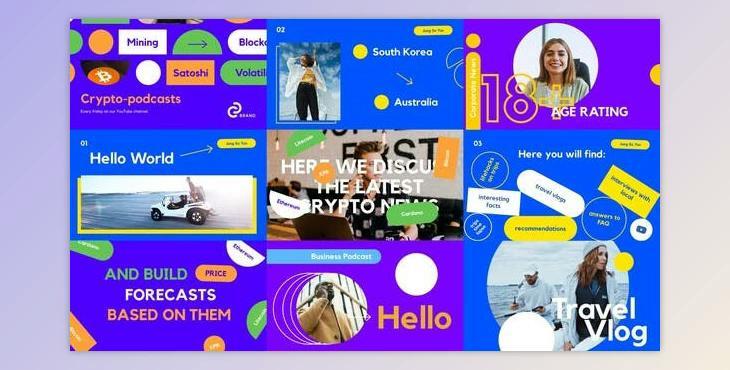 Bright YouTube Intro 3 in 1 (Videohive 31298886) - AE Project