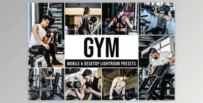 Gym Mobile and Desktop Lightroom Presets by Laksmitagraphics