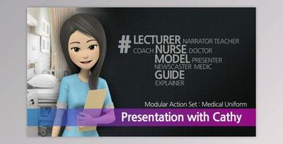 Presentation With Cathy: Medical Uniform (Videohive 16538313) - AE Project