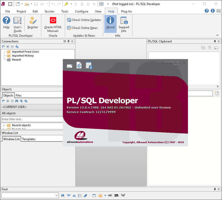 Allround Automations PL/SQL Developer 16.0.5.2166