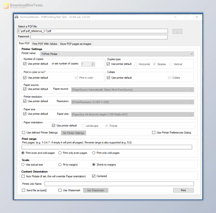 PDFPrinting.Net v5.2.8.0 (10 Oct 2024) for .NET & .NET Core + License Key