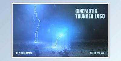 Cinematic Thunder Logo (Videohive 25379668)