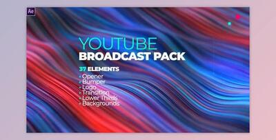 YouTube Channel Broadcast Pack 37 Elements (Videohive 28418575)