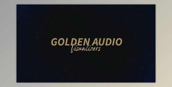 Golden Audio Visualizers (Videohive 46554121) - AE Project