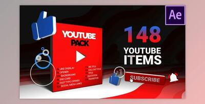 Youtube Pack (Videohive 24768030) - AE Project