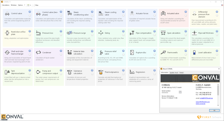 F.I.R.S.T. CONVAL 11.4.1