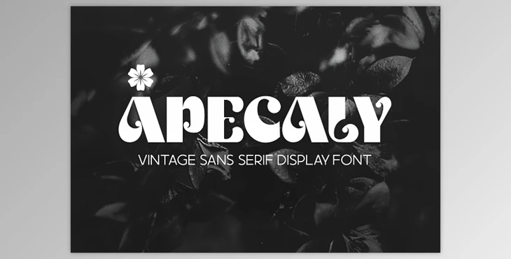 Apecaly - Vintage Font CreativeMarket 7446979