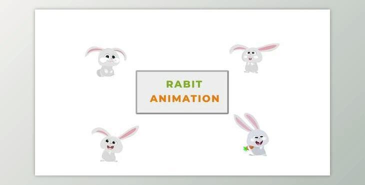 Cute Small Rabbit Animation Scene (Videohive 42925330) - AE Project
