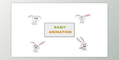 Cute Small Rabbit Animation Scene (Videohive 42925330) - AE Project