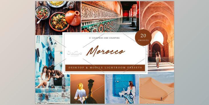 20 x Lightroom Presets, Morocco CreativeMarket-5962635 (DNG, XMP, LRTEMPLATE)