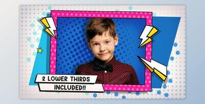 Comic Themed Kids And Teens Opener V2 Lower3rds included (Videohive 47466214) - AE Project