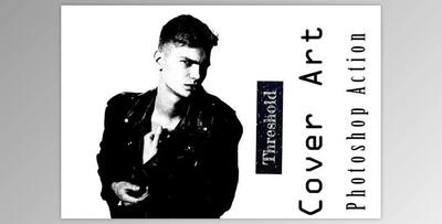 Threshold Cover Art Photoshop Action Creativemarket - 13484718