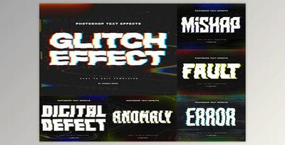 Glitch Text or Logo Effects - 91939102