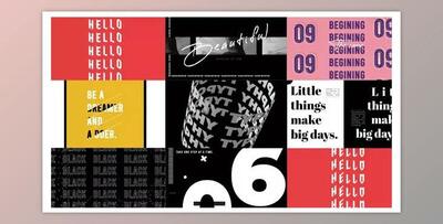 Abstract Typography titles (Videohive 31825018) - AE Project