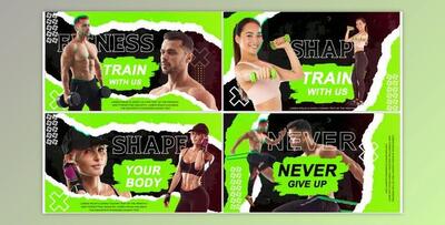 Glitch Fitness Promo (Videohive 37184501) - AE Project