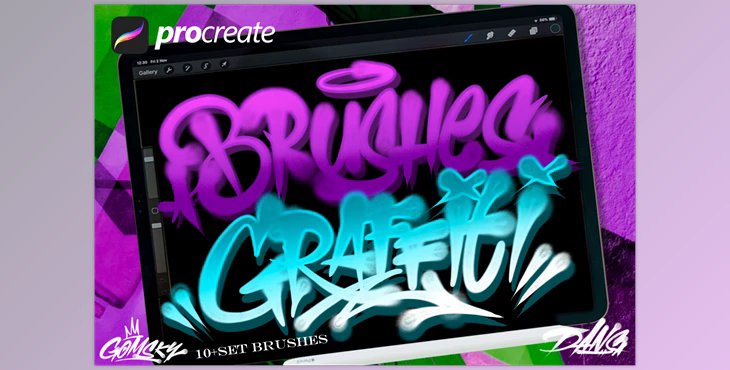 GRAFFITI BRUSHES #2 CreativeMarket - 6637075