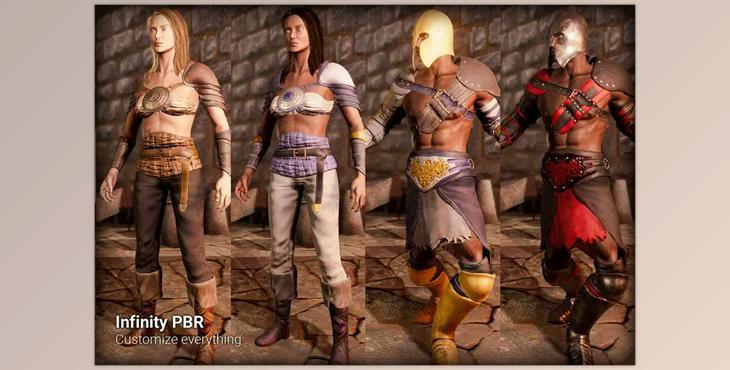 Unity asset - Human Character – Fantasy RPG v4.2