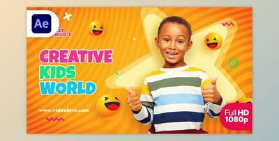 Kids YouTube Blog Intro (Videohive 43428599) - AE Project