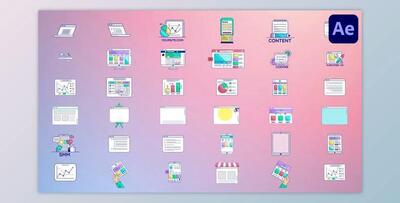 Interfaces And Screens for After Effects (Videohive 51207390) - AE Project