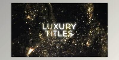 Luxury Gold Awards Titles (Videohive 42445984) - AE Project