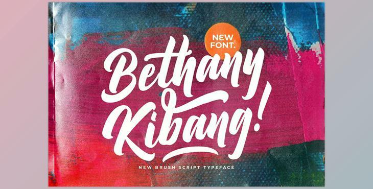 Bethany Kibang – Bold Script Font CreativeMarket 5914324