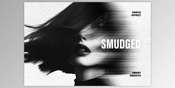 Smudged Duotone Photo Effect - 283112504