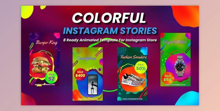 Colorful Instagram Stories, fashion, igtv (Videohive 28334317)