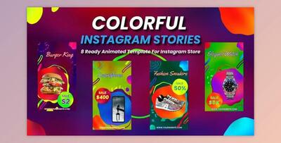 Colorful Instagram Stories, fashion, igtv (Videohive 28334317)