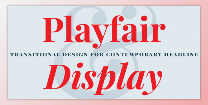 Playfair Display Font Family