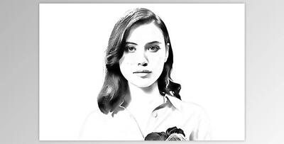 White Art Effect Photoshop Action Creativemarket - 10321972