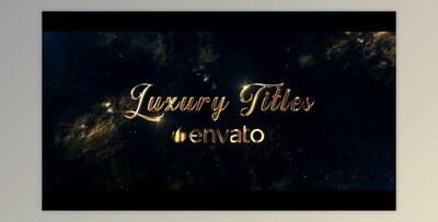 Luxury Titles (Videohive 43194353) - AE Project