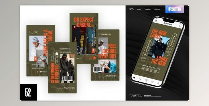 Urban Fashion Brands Instagram Stories (Videohive 44872618) - AE Project