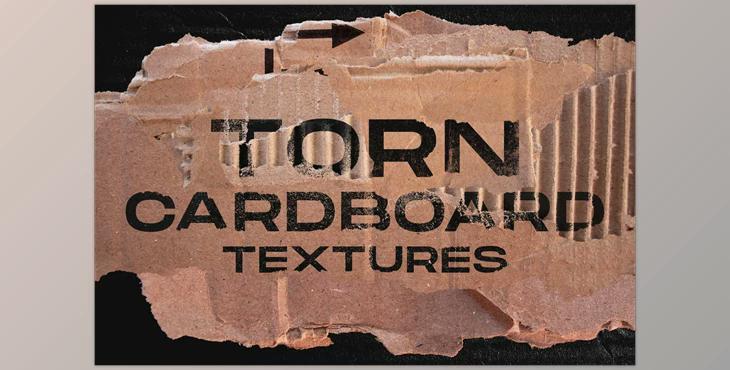 Torn cardboard textures CreativeMarket - 6115430
