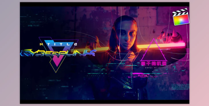 MotionVFX mTitle Cyberpunk