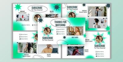 Attractive Creative Design for After Effects End Screen (Videohive 39505472) - AE Project