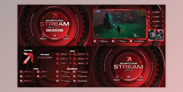 Streamer Pack 2 (Videohive 31071896) - AE Project