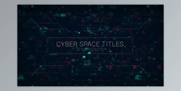 Cyber Space Titles & Trailer - AE Project Videohive 31366373