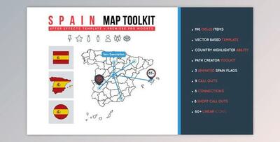 Spain Map Toolkit (Videohive 27927214)
