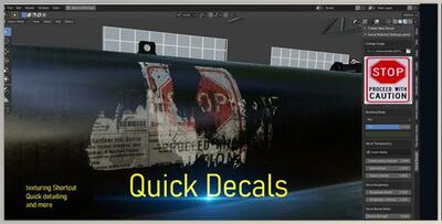 Blender Market - Quick Decals V2.1.0