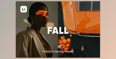 6 Fall Lightroom Presets (Mob, Desk) - CreativeMarket 6467515