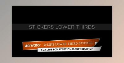Lower Third Stickers (Videohive 153157)