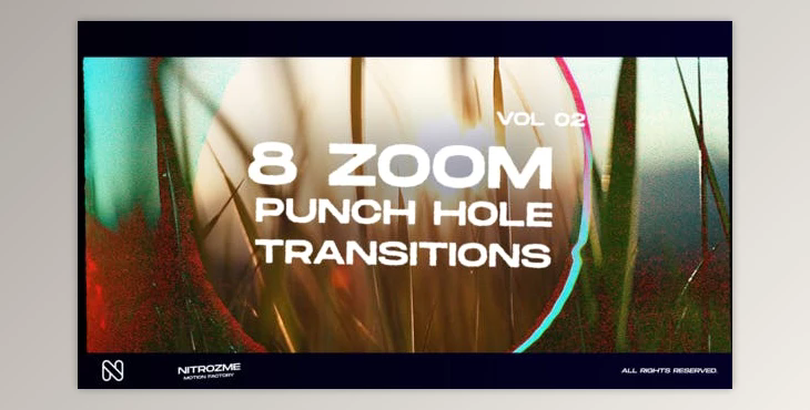 Punch Hole Zoom Transitions Vol. 02 (Videohive 44940734) - AE Project