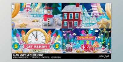 Happy New Year Celebrations (Videohive 29703735) - AE Project