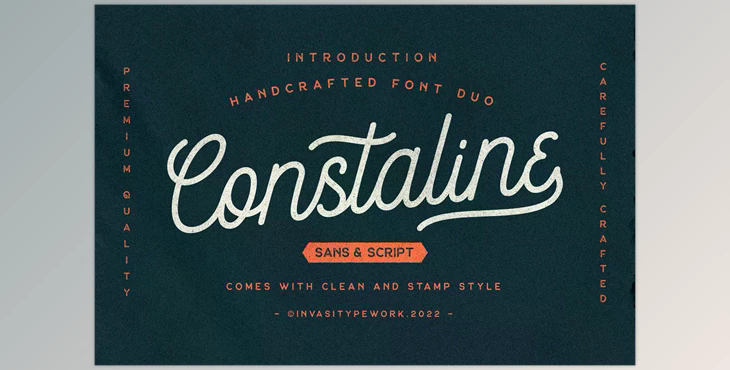 Constaline – Monoline Script & Sans CreativeMarket 6944838