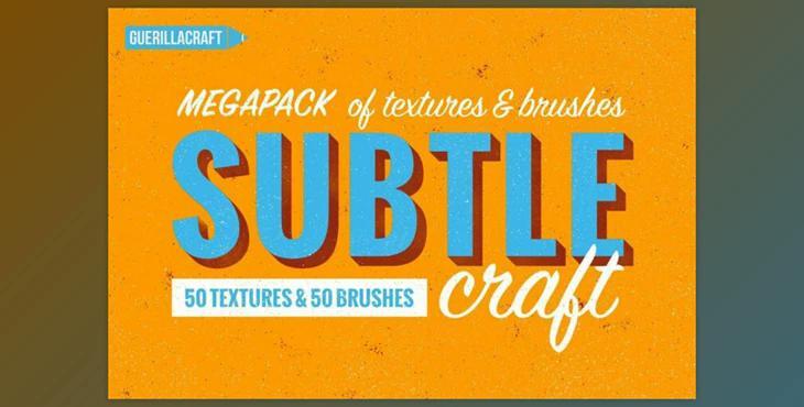 Subtlecraft – Megapack Of Textures & Brushes for Photoshop & Illustrator [Re-Up]