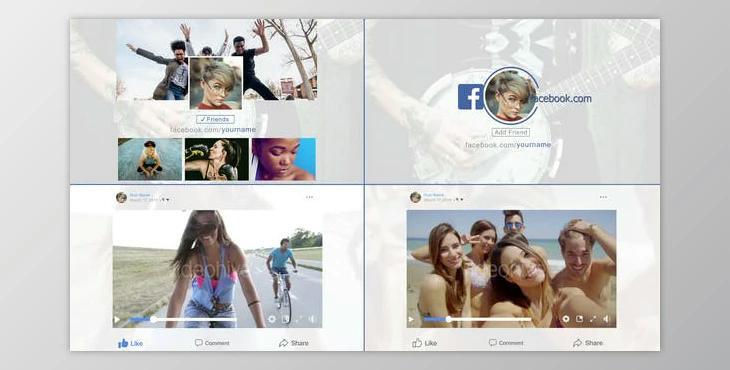 Facebook Multipurpose (Videohive 22163111) - AE Project