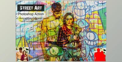 Street Art Photoshop Action CreativeMarket-5351422