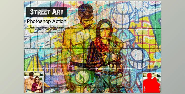 Street Art Photoshop Action CreativeMarket-5351422