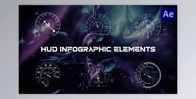HUD Infographic Elements for After Effects (Videohive 50786428) - AE Project