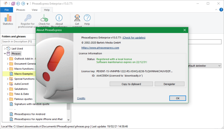 PhraseExpress 17.0.128
